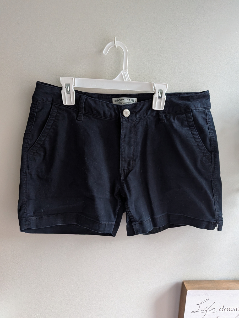 Brody Jeans Vintage Women's Navy  Shorts In Excellent Condition